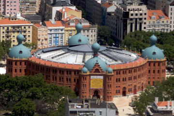 Campo Pequeno as seen from above